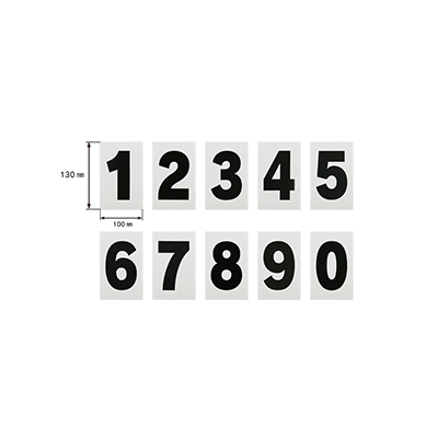 紙製プライスボード用数字セット（小）